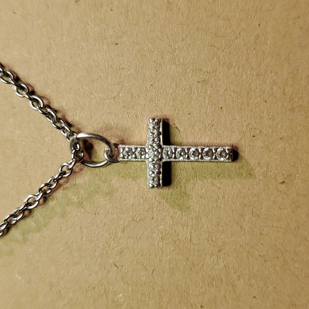 Micro Cross Silver ATI 925 CHN